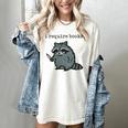 Women's i Require Books Raccoon Women's Comfort Colors T-Shirt Ivory