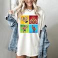 Wrestling Comic Book Wrestler Mexican Lucha Libre Mask Women's Comfort Colors T-Shirt Ivory