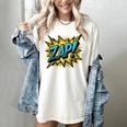 ZAP Comic Book Retro Artwork – Cartoon Collector Women's Comfort Colors T-Shirt Ivory