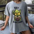 100 Book Goblin Cute Book Reader And Library Lover Women's Comfort Colors T-Shirt Gray