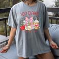 100th Day Of School Teachers 100 Days Of Coffee Chaos Books Women's Comfort Colors T-Shirt Gray 100th Day Of School Teachers 100 Days Of Coffee Chaos Books Women's Comfort Colors T-Shirt Gray