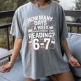 67 For Reading With Books Women's Comfort Colors T-Shirt Gray 67 For Reading With Books Women's Comfort Colors T-Shirt Gray