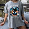 Abibliophobia Cat Reading Bookworm Reader Nerd For Men Women Girls Kids Women's Comfort Colors T-Shirt Gray