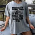 Abibliophobia Definition Book Reading Lover Fans Text Women's Comfort Colors T-Shirt Gray