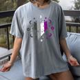 Ace Pride Book With Stars Moons And Magic Hand Women's Comfort Colors T-Shirt Gray Ace Pride Book With Stars Moons And Magic Hand Women's Comfort Colors T-Shirt Gray