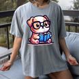 Adorable Book Lover Bulldog With Reading Glasses Cute Raglan Baseball Tee Women's Comfort Colors T-Shirt Gray Adorable Book Lover Bulldog With Reading Glasses Cute Raglan Baseball Tee Women's Comfort Colors T-Shirt Gray