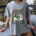 Alcott Little Women Characters Literature Book Illustration Women's Comfort Colors T-Shirt Gray