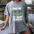 Alien Quote Take Me To Your Readers Sci-Fi Ufo Book Lover Women's Comfort Colors T-Shirt Gray