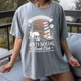 Anti-Social Book Club Reader Books & Coffee Dark Academia Premium Tri-Blend Women's Comfort Colors T-Shirt Gray Anti-Social Book Club Reader Books & Coffee Dark Academia Premium Tri-Blend Women's Comfort Colors T-Shirt Gray