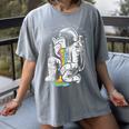 Astronaut Reading Book Space Galaxy Bookworm Men Women Kids Women's Comfort Colors T-Shirt Gray Astronaut Reading Book Space Galaxy Bookworm Men Women Kids Women's Comfort Colors T-Shirt Gray