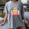 Audiobooks Are Books Too – Bookworm Nerd Reading Geek Women's Comfort Colors T-Shirt Gray