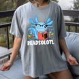 Axolotl Read Book Kawaii Reading Books For Men Women Women's Comfort Colors T-Shirt Gray