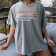 Biblioholic Definition Reading Nerd Book Lovers Geek Women's Comfort Colors T-Shirt Gray
