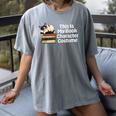 This Is My Book Character Costume Cat Men Women Kids Reading Women's Comfort Colors T-Shirt Gray