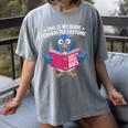 This Is My Book Character Costume Cute Pigeon Kids Reading Women's Comfort Colors T-Shirt Gray
