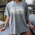 Book Fair Vibes Reader Nostalgia Women's Comfort Colors T-Shirt Gray Book Fair Vibes Reader Nostalgia Women's Comfort Colors T-Shirt Gray