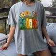 Book Flower 8647 Foxtrots Deltas Tangos Women's Comfort Colors T-Shirt Gray