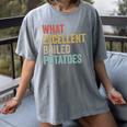 Book Lover Austen Literature What Excellent Boiled Potatoes Women's Comfort Colors T-Shirt Gray