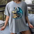 Book Lover Bookworm Reading Books Dragon Sci-Fi Character Women's Comfort Colors T-Shirt Gray Book Lover Bookworm Reading Books Dragon Sci-Fi Character Women's Comfort Colors T-Shirt Gray