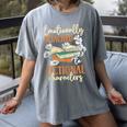 Book Lover Emotionally Attached To Fictional Characters Women's Comfort Colors T-Shirt Gray Book Lover Emotionally Attached To Fictional Characters Women's Comfort Colors T-Shirt Gray