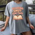 Book Lover Pregnancy Announcement Reveal Smut Women's Comfort Colors T-Shirt Gray