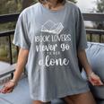 Book Lovers Never Go To Bed Alone Bibliophile Humor Women's Comfort Colors T-Shirt Gray