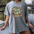Book Nook Enthusiast Cozy Library Reader Collector Women's Comfort Colors T-Shirt Gray