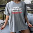 My Book Preference Naughty List Readers Christmas Joke Women's Comfort Colors T-Shirt Gray My Book Preference Naughty List Readers Christmas Joke Women's Comfort Colors T-Shirt Gray