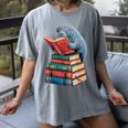 Book Reading Book Reader Manatees Sea Animal Sea Cow Manatee Women's Comfort Colors T-Shirt Gray