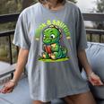 Book A Saurus Bookasaurus Dinosaur Book Girls Boys Toddler Women's Comfort Colors T-Shirt Gray Book A Saurus Bookasaurus Dinosaur Book Girls Boys Toddler Women's Comfort Colors T-Shirt Gray