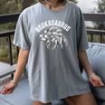 Book T-Rex Dino Bookworm Reading Book Dinosaur Women's Comfort Colors T-Shirt Gray Book T-Rex Dino Bookworm Reading Book Dinosaur Women's Comfort Colors T-Shirt Gray
