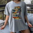 Book Women Graphic Art Colorful Eyes Women's Comfort Colors T-Shirt Gray