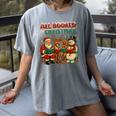 All Booked For Christmas Book Lover Women's Comfort Colors T-Shirt Gray