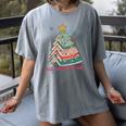All Booked For Christmas Book Christmas Tree Lights Bookish Women's Comfort Colors T-Shirt Gray All Booked For Christmas Book Christmas Tree Lights Bookish Women's Comfort Colors T-Shirt Gray