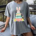 All Booked For Easter Shirt Bookworm Reading Book Reader Women's Comfort Colors T-Shirt Gray