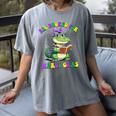 All Booked For Mardi Gras Crocodile Reading Book Teacher Women's Comfort Colors T-Shirt Gray All Booked For Mardi Gras Crocodile Reading Book Teacher Women's Comfort Colors T-Shirt Gray