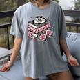All Booked For Valentine's Coquette Bow Books Teacher Girly Women's Comfort Colors T-Shirt Gray All Booked For Valentine's Coquette Bow Books Teacher Girly Women's Comfort Colors T-Shirt Gray