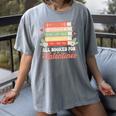 All Booked For Valentines Retro Book Lover Teacher Bookworm Premium Tri-Blend Women's Comfort Colors T-Shirt Gray