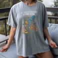 Bookish Quote In a World Of Bookworms Be a Book Dragon Women's Comfort Colors T-Shirt Gray