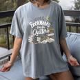 Bookmarks Are For Quitters Book Lovers Reading Women's Comfort Colors T-Shirt Gray Bookmarks Are For Quitters Book Lovers Reading Women's Comfort Colors T-Shirt Gray
