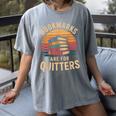 Bookmarks Are For Quitters Reading Book Lovers Women's Comfort Colors T-Shirt Gray