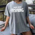 Books Coffee Fishing Women's Comfort Colors T-Shirt Gray