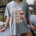 Books Cozy Nooks Hot Cocoa Winter Reading Warmth Comfort Women's Comfort Colors T-Shirt Gray Books Cozy Nooks Hot Cocoa Winter Reading Warmth Comfort Women's Comfort Colors T-Shirt Gray