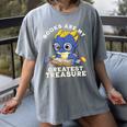 Books Are My Greatest Treasure Kawaii Dragon Reading Books Women's Comfort Colors T-Shirt Gray
