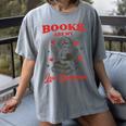 Books Are My LoveLanguage Cupid Valentines Women's Comfort Colors T-Shirt Gray