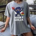 Books Ninja Read Reading Librarian Book Toddler Boys Kids Women's Comfort Colors T-Shirt Gray Books Ninja Read Reading Librarian Book Toddler Boys Kids Women's Comfort Colors T-Shirt Gray