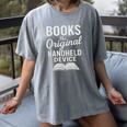Books The Original Handheld Device – Reading Women's Comfort Colors T-Shirt Gray