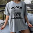 Books The Original Handheld Device Book Lover Women's Comfort Colors T-Shirt Gray
