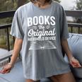 Books The Original Handheld Device Book Reading Women's Comfort Colors T-Shirt Gray
