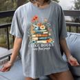 I Like Books More Than People Reading Reader Bookworm Saying Women's Comfort Colors T-Shirt Gray